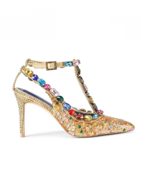 Obrázek produktu Kurt Geiger London Lodičky Kurt Geiger London Belgravia C T-Bar Court zlatá