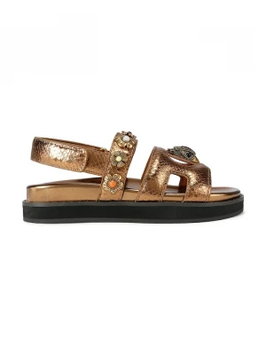 Obrázek produktu Kurt Geiger London pantofle dámské Eagle Cut Out Flat Sling zlatá