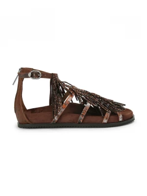Obrázek produktu Kurt Geiger London sandály dámské Fringe Flat Sandal hnědá