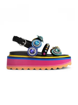 Obrázek produktu Kurt Geiger London sandály na platformě dámské kožené Octavia Sling Flatform