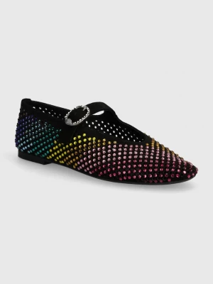 Obrázek produktu Kurt Geiger London Semišové baleríny Kurt Geiger London Mayfair Ballet Flat černá