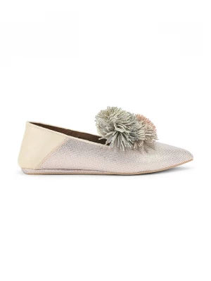 Obrázek produktu Kurt Geiger London Semišové mokasíny Kurt Geiger London Pom Pom Point Slip On béžová