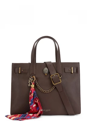 Obrázek produktu Kurt Geiger London tote taška dámská kožená SLOANE hnědá