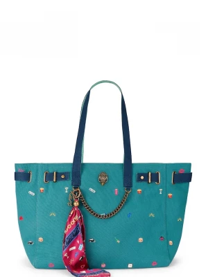 Obrázek produktu Kurt Geiger London tote taška dámská SLOANE tyrkysová