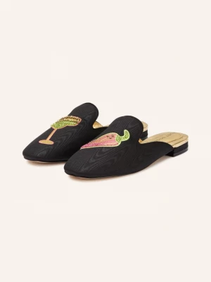 Obrázek produktu Kurt Geiger Pantofle S Ozdobnými Kameny černá / růžová / světle zelená