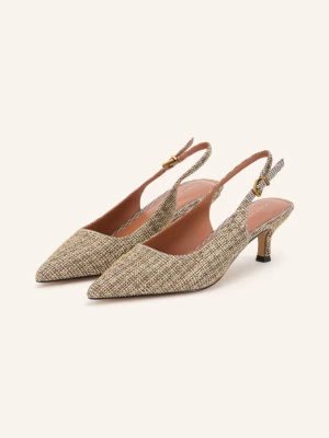 Obrázek produktu Kurt Geiger Slingpumps Marge S Ozdobnými Kamínky béžová / zlatá / tmavě hnědá