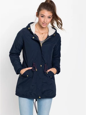 Obrázek produktu Kurtka parka na podszewce z polaru baranka BonPrix niebieski