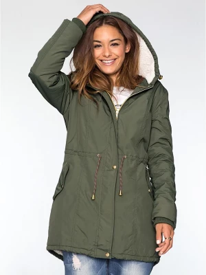Obrázek produktu Kurtka parka na podszewce z polaru baranka BonPrix zielony