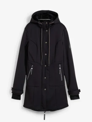 Obrázek produktu Kurtka parka softshell super-stretch, odpychająca wodę BonPrix czarny