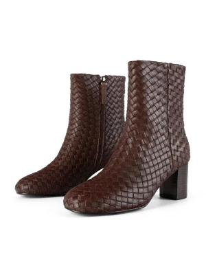 Obrázek produktu L37 HANDMADE SHOES Kotníkové boty 'GALLOP ECHO' tmavě hnědá