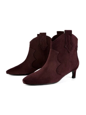 Obrázek produktu L37 HANDMADE SHOES Kotníkové boty 'TEXAS WIND' burgundská červeň
