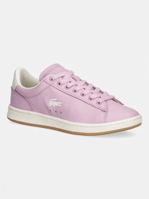 Obrázek produktu Lacoste Carnaby Set Leather Sneakers dámské kožené sneakers boty růžová