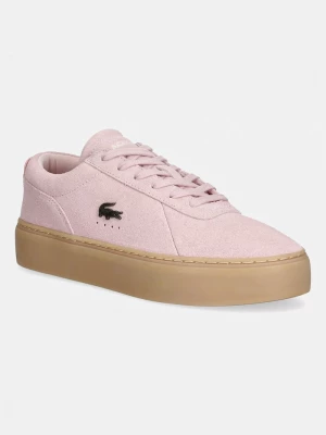 Obrázek produktu Lacoste COURT SET sneakers boty dámské semišové růžová