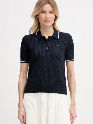 Obrázek produktu Lacoste dámské svetrové polo s bavlnou námořnická modř