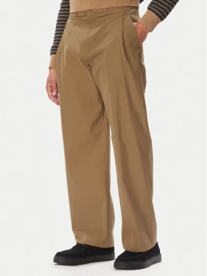 Obrázek produktu Lacoste Kalhoty z materiálu HH0095 Světle hnědá Loose Fit