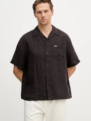 Obrázek produktu Lacoste košile pánská lněná hnědá