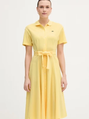 Obrázek produktu Lacoste letní šaty bavlněné žlutá