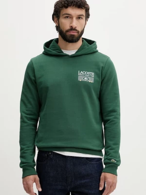 Obrázek produktu Lacoste mikina s kapucí pánská bavlněná zelená