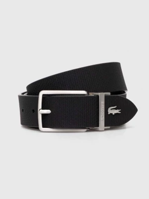 Obrázek produktu Lacoste Oboustranný kožený pásek černá