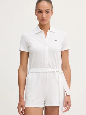 Obrázek produktu Lacoste overal dámský bavlněný s elastanem bílá
