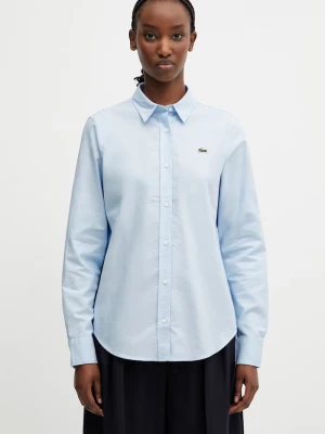 Obrázek produktu Lacoste oxfordská košile dámská bavlněná modrá