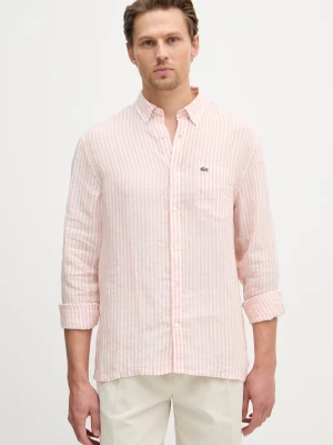 Obrázek produktu Lacoste pánská lněná košile růžová