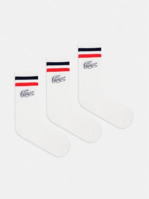 Obrázek produktu Lacoste ponožky s bavlnou 3-pack béžová