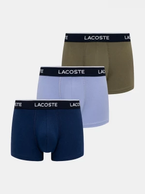 Obrázek produktu Lacoste přiléhavé boxerky pánské bavlněné elastanem 3-pack námořnická modř