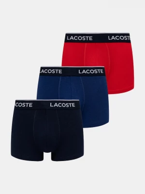 Obrázek produktu Lacoste přiléhavé boxerky pánské bavlněné elastanem 3-pack námořnická modř