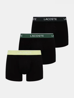 Obrázek produktu Lacoste přiléhavé boxerky pánské bavlněné s elastanem 3-pack černá