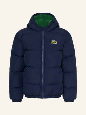 Obrázek produktu Lacoste Prošívaná Bunda tmavě modrá / tmavě zelená