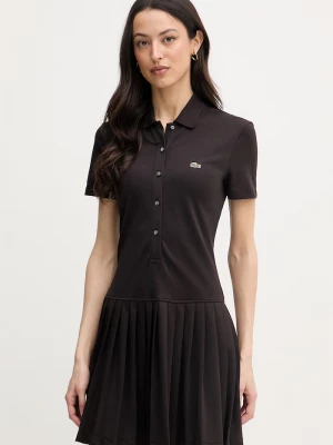 Obrázek produktu Lacoste šaty s bavlnou hnědá