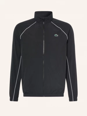 Obrázek produktu Lacoste Sportovní Bunda černá / tmavě zelená / bílá