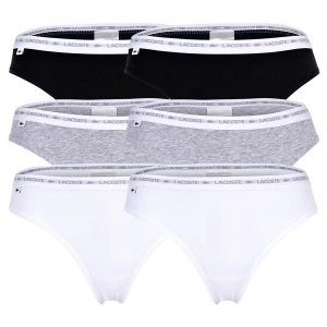Obrázek produktu LACOSTE Tanga šedá / černá / bílá