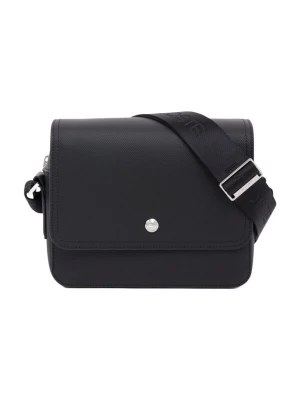 Obrázek produktu LACOSTE Taška přes rameno 'Lacoste Petit sac messenger Homme Langon Petit Piqué Noir' černá