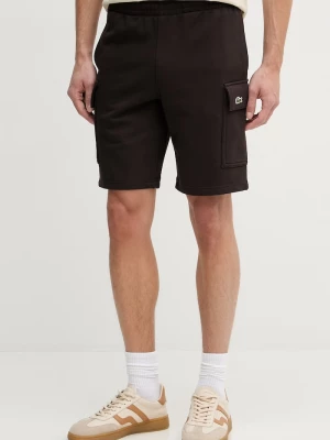 Obrázek produktu Lacoste Teplákové šortky pánské bavlněné černá
