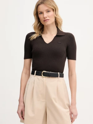 Obrázek produktu Lacoste tričko dámské s viskózou hnědá