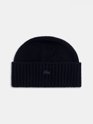 Obrázek produktu Lacoste pletená čepice vlněná námořnická modř