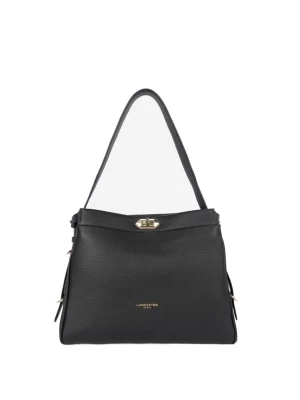 Obrázek produktu LANCASTER Paris Taška přes rameno 'Lancaster Sac hobo Avec fermoir L Lady ROMY Noir' černá