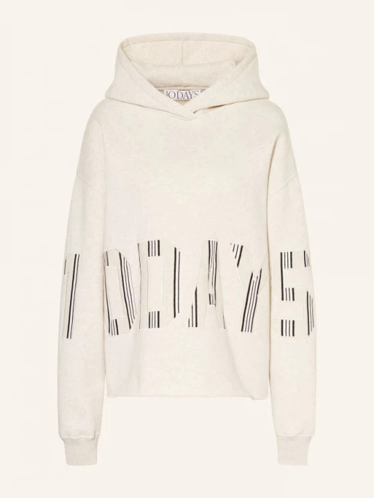 Obrázek produktu 10days Oversized Mikina S Kapucí světle šedá / černá
