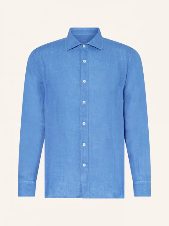 Obrázek produktu 120%Lino Lněná Košile Slim Fit modrá 120% Lino