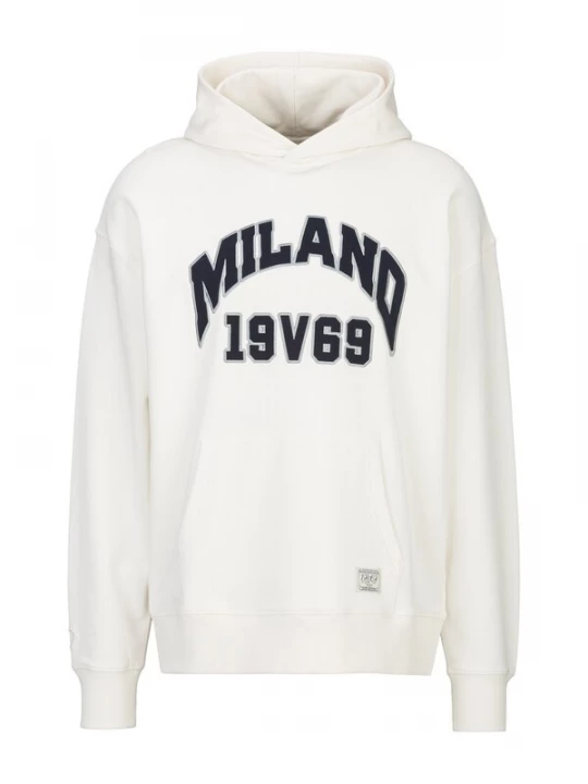 Obrázek produktu 19V69 ITALIA Mikina 'QUENTINO COLLEGE ' krémová / černá