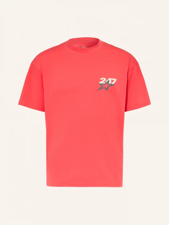 Obrázek produktu 247 Represent Oversized Tričko Team 247 červená / krémová / tmavě šedá