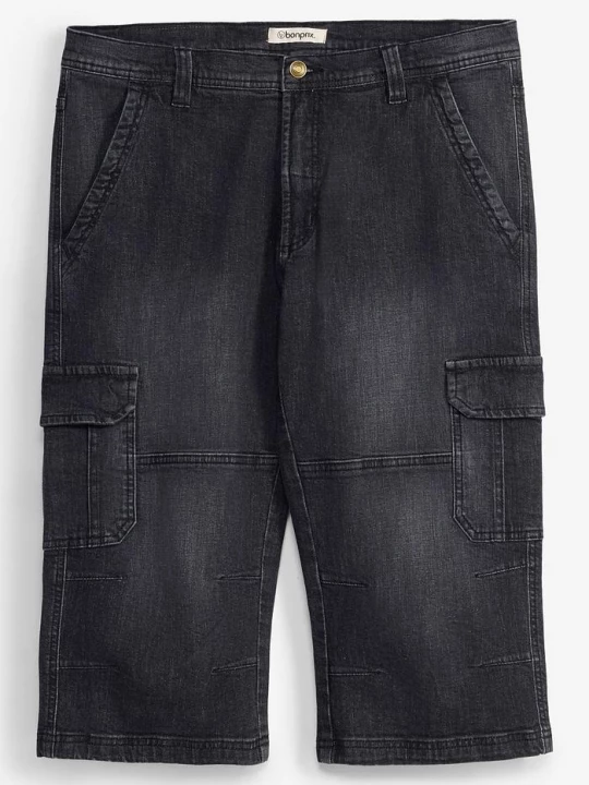 Obrázek produktu 3/4 cargo džíny Regular Fit, Straight BonPrix