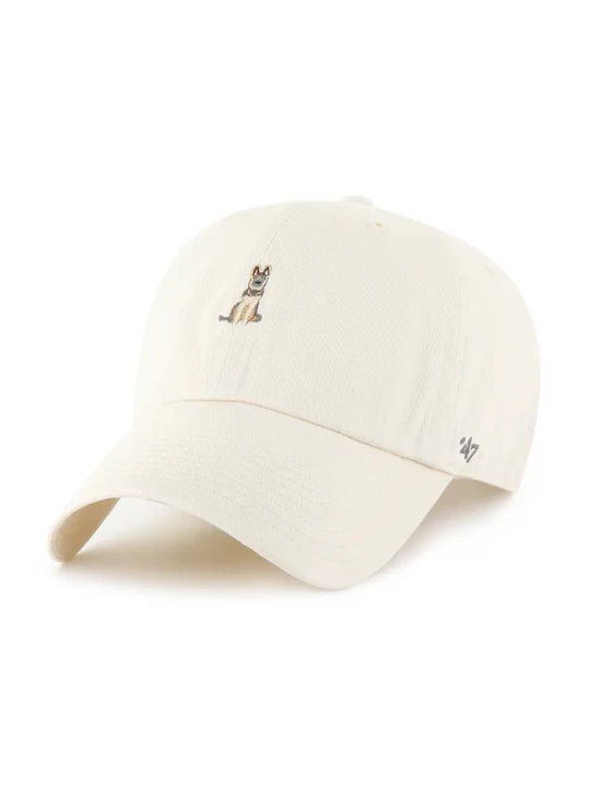 Obrázek produktu 47 brand Bavlněná baseballová čepice 47 brand Dog Base Runner Icon béžová