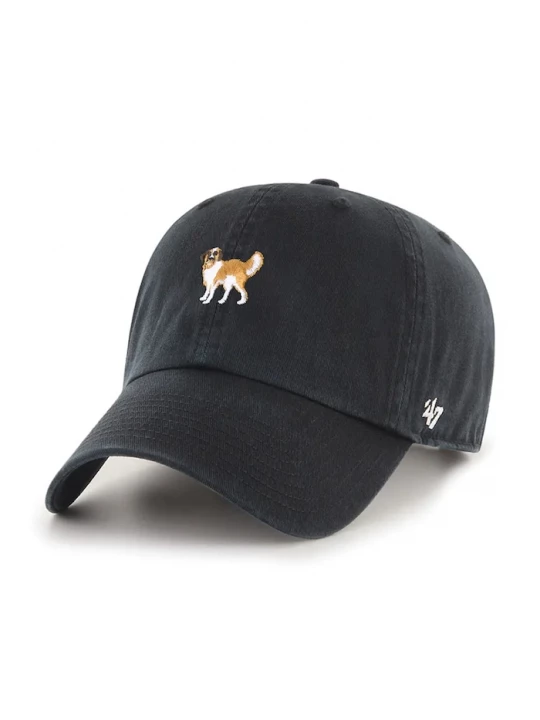 Obrázek produktu 47 brand Bavlněná baseballová čepice Dog Base Runner Icon černá