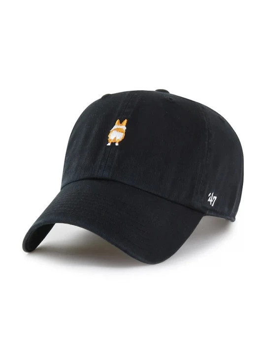 Obrázek produktu 47 brand Bavlněná baseballová čepice 47 brand Dog Base Runner Icon černá