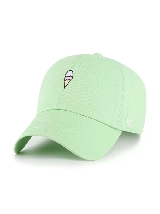 Obrázek produktu 47 brand Bavlněná baseballová čepice 47 brand Food Base Runner Icon zelená