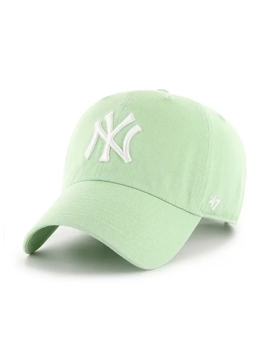 Obrázek produktu 47 brand Bavlněná baseballová čepice 47 brand MLB New York Yankees zelená