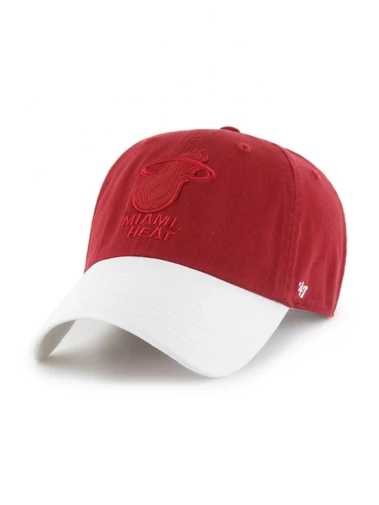 Obrázek produktu 47 brand Bavlněná baseballová čepice 47 brand NBA Miami Heat '47 x Tommy Hilfiger červená
